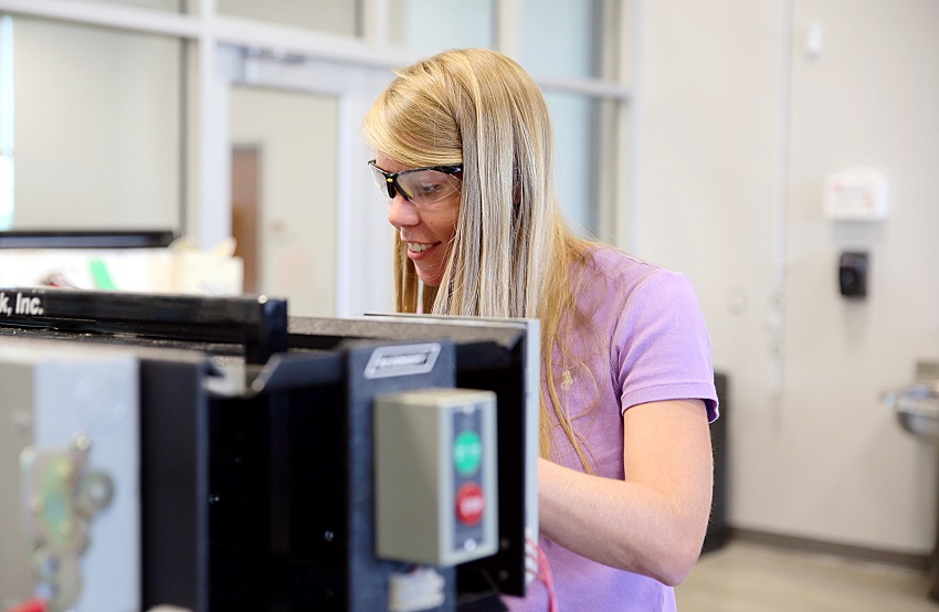 East Mississippi Community College sophomore Camille Cooper is among a growing number of students at the college enrolling in career technical programs. East Mississippi Community College sophomore Camille Cooper is among a growing number of students at the college enrolling in career technical programs.
