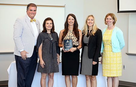 East Mississippi Community College mathematics instructor Alison Alexander, at center, was among the graduates of the Golden Triangle Leadership Program. A graduation ceremony was held June 5 at the college’s Communiversity. East Mississippi Community College mathematics instructor Alison Alexander, at center, was among the graduates of the Golden Triangle Leadership Program. A graduation ceremony was held June 5 at the college’s Communiversity.